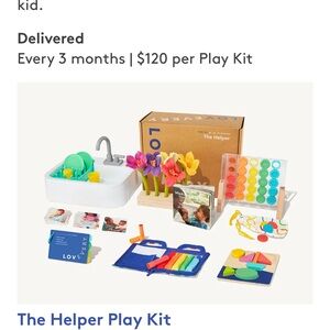Lovevery Helper Play Kit - Colorful Learning Toys